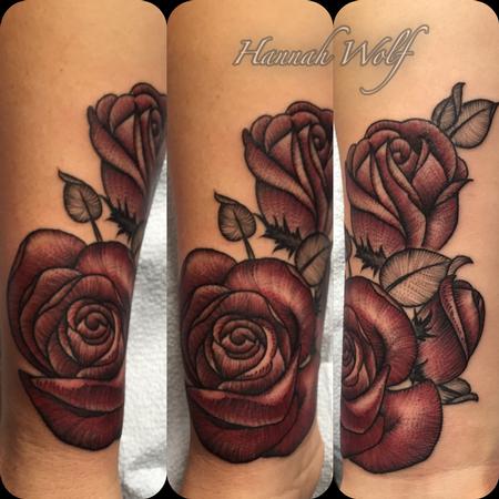 Tattoos - rose etching  - 116278